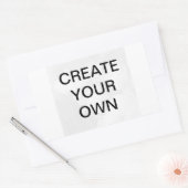 Rett tge date ! - Erstellen Sie Ihre eigenen Aufkl Rechteckiger Aufkleber (Umschlag)