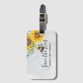 Rett the bies - Quotes, Slogans Redewendungen Sonn Gepäckanhänger (Vorderseite Vertikal)