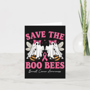 Rett The Boo Ghost Bees Breast Cancer Awareness Wo Karte
