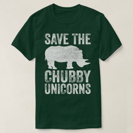 Rett The Chubby Unicorns Funny 1 T-Shirt (Design vorne)