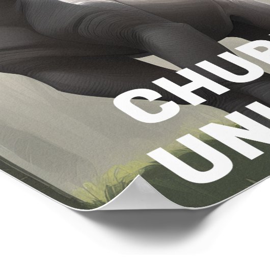 Rett The Chubby Unicorns" Funny Poster (Ecke)