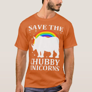 Rett The Chubby Unicorns Funny Rhino T-Shirt
