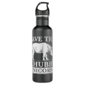 Rett The Chubby Unicorns Rhino 626 Edelstahlflasche (Vorderseite)