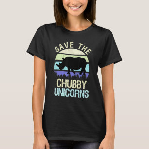 Rett The Chubby Unicorns Vintag Rhino T-Shirt