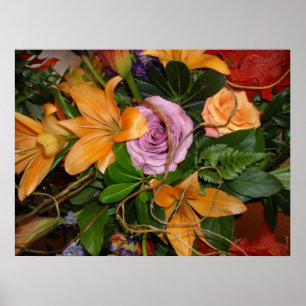 Rett-the-Date/Hochzeit im Herbst-Bouquet Poster