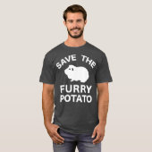Rett the Furry Potato Animal Funny Guinea Pig T-Shirt (Vorne ganz)