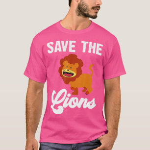 Rett The Lions Wildlife Lion Safari T-Shirt