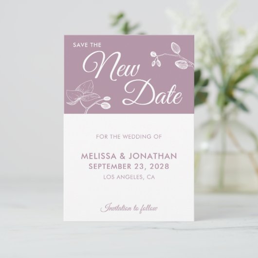 Rett The New Date Hochzeitsaufschub (Stehend Vorderseite)