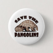 Rett-the-Pangolin Button (Vorderseite)