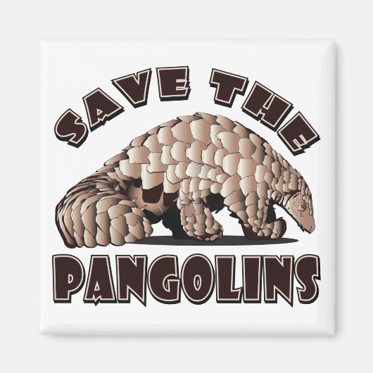 Rett-the-Pangolin Magnet (Vorne)