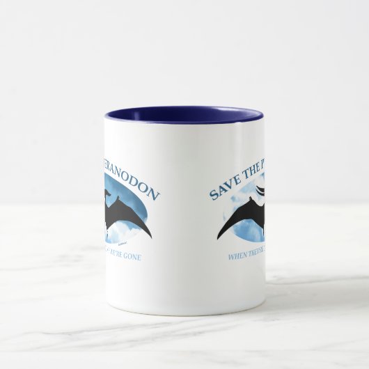RETT THE PTERANODON von Jeff Willis Art Tasse (Zentrum)