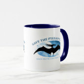 RETT THE PTERANODON von Jeff Willis Art Tasse (VorderseiteRechts)