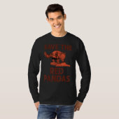 Rett The Red Pandas Panda T-Shirt (Vorne ganz)