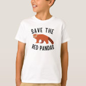 Rett The Red Pandas T-Shirt (Vorderseite)