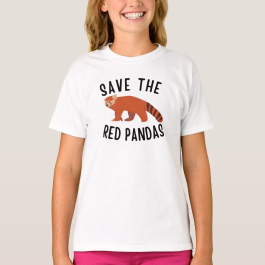 Rett The Red Pandas T-Shirt (Vorderseite)