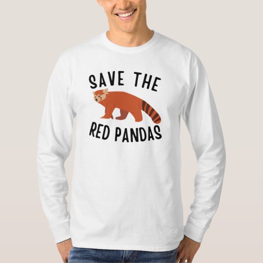 Rett The Red Pandas T-Shirt (Vorderseite)