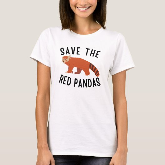Rett The Red Pandas T-Shirt (Vorderseite)