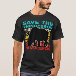 Rett The Rhinoceros Rhino Funny Chubby Unicorn Ret T-Shirt