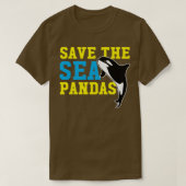 Rett The Sea Pandas Funny Niedlich Orca Killer Wha T-Shirt (Design vorne)