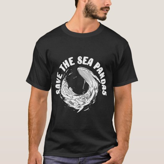 Rett the Sea Pandas T-Shirt (Vorderseite)