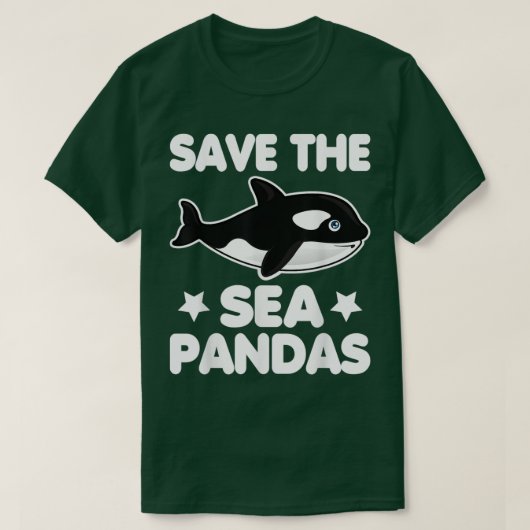 Rett the Sea Pandas Whale Rescue Orca Lover Gesche T-Shirt (Design vorne)