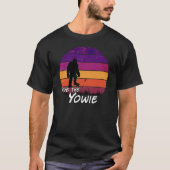 'Rett the Yowie' gestörtes, lustiges Retro-Design T-Shirt (Vorderseite)