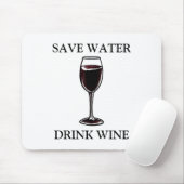 Rett Trinkwein Mousepad (Mit Mouse)