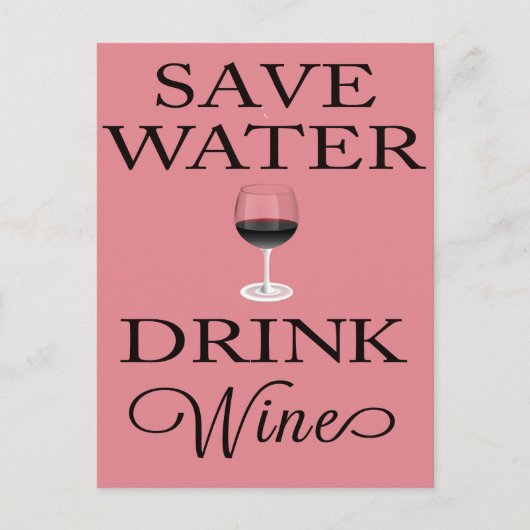 Rett Trinkwein Postkarte (Vorderseite)