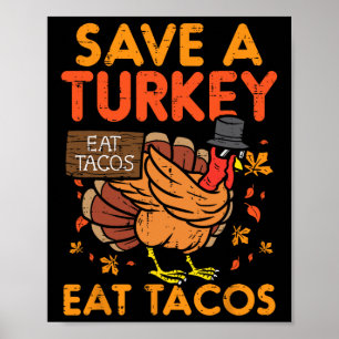 Rett Türkei Essen Tacos Mexikanischer Spaß Ernteda Poster
