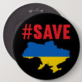 Rett Ukraine Button (Vorne & Hinten)