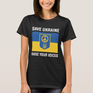 Rett Ukraine Ihre Stimme erheben T-Shirt