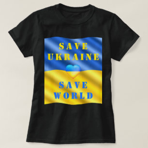 Rett Ukraine - Rett World - Hilfe - Freiheit - Fri T-Shirt
