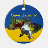 Rett Ukraine Toller Ornament (Vorne)