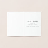 Rett unser Date Real Foil Script 3 Folienkarte (Innenseite)