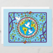 Rett unser Planet_Flat Papier Blatt 11"x 8,5" (Vorne/Hinten)