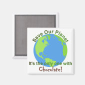 Rett unser Planet Magnet (Vorderseite/Rückseite)