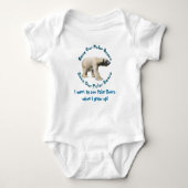 Rett Unser Polar Bears Baby will Polar Bears zu se Baby Strampler (Vorderseite)