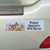 Rett Unser Wild Burros Autoaufkleber (Auf Auto)
