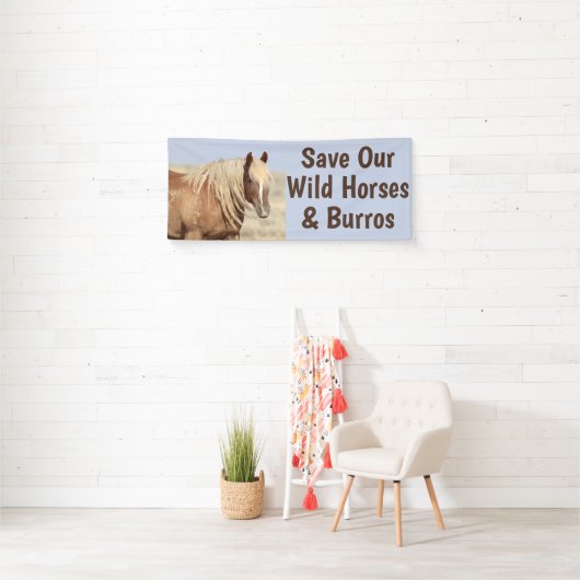 Rett Unser Wild Horses 2.5 x 6 Banner (Insitu)