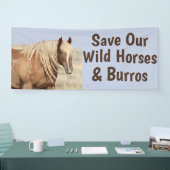 Rett Unser Wild Horses 2.5 x 6 Banner (Messe)