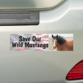 Rett Unser Wild Horses Autoaufkleber (Auf Auto)