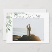 Rett unsere Datumskarte - Aquarellfarben Save The Date (Vorderseite)