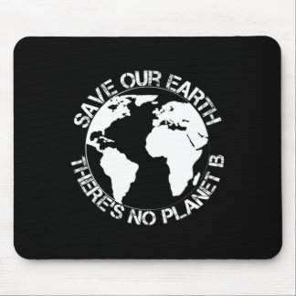 Rett Unsere Erde - Es gibt keinen Planeten B - Ges Mousepad