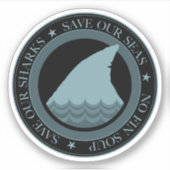 rett unsere Haie Aufkleber (Vorderseite)