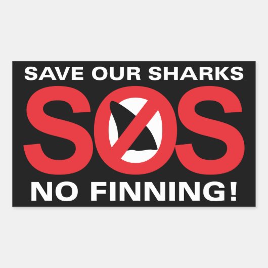 Rett unsere Haie ohne Finish Sticker glänzend (Vorderseite)