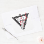 rett unsere Haie SOS Blumendreieck Quadratischer Aufkleber (Umschlag)