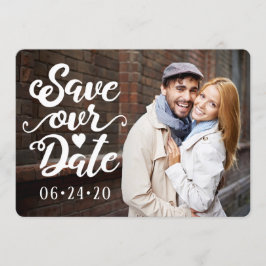 Rett unsere Hochzeit | Handgeschriebene Skriptschw Einladung