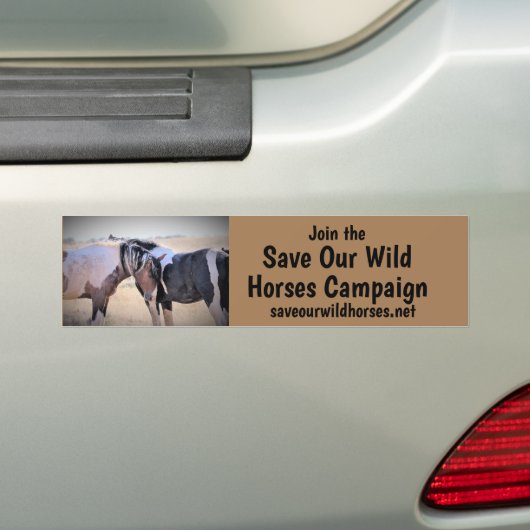 Rett unsere Kampagne "Wilde Pferde" Autoaufkleber (Auf Auto)