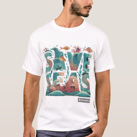 Rett unsere Meere T-Shirt (Vorderseite)