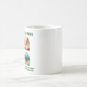 Rett unsere Nationalparks Kaffeetasse (Mittel)